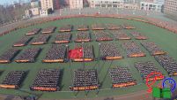 河北衡水二中举行高考百日誓师大会