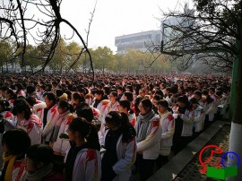 襄阳四中2018年新学期升旗仪式