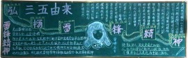 襄阳五中"弘扬雷锋精神，争做文明学生"主题黑板报剪影